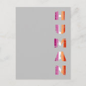 Carte Postale Homan vertical | Lesbian Pride (Devant)