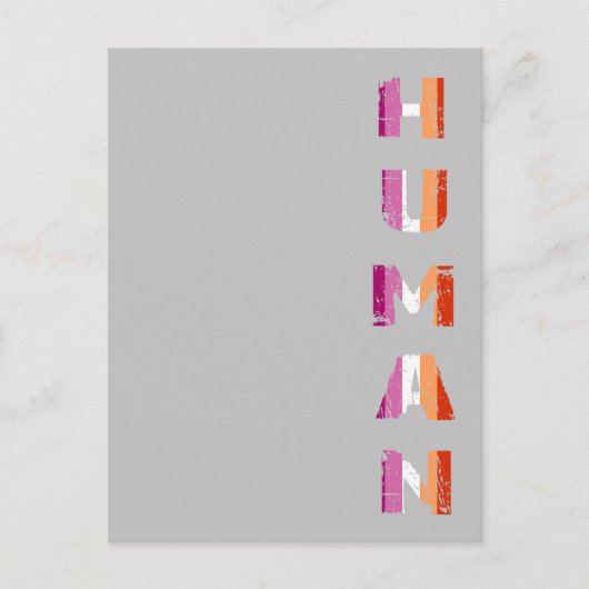Carte Postale Homan vertical | Lesbian Pride (Devant)