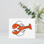 Carte Postale homard (Debout devant)