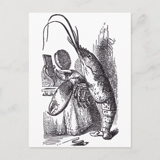 Carte Postale Homard (Devant)