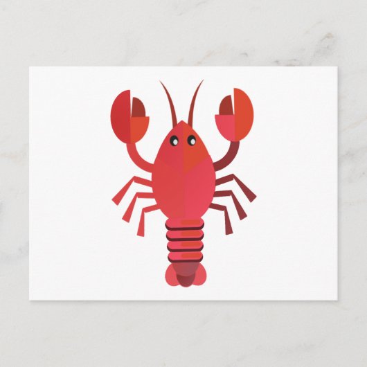 Carte Postale Homard de Hummer (Devant)