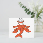 Carte Postale Homard drôle (Debout devant)