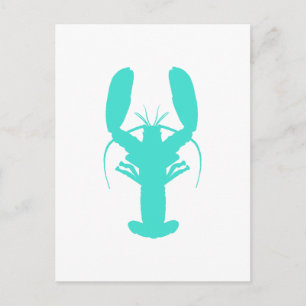 Carte Postale Homard du littoral turquoise