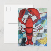 Carte Postale Homard du Maine (Devant / Derrière)