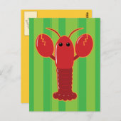 Carte Postale Homard mignon (Devant / Derrière)
