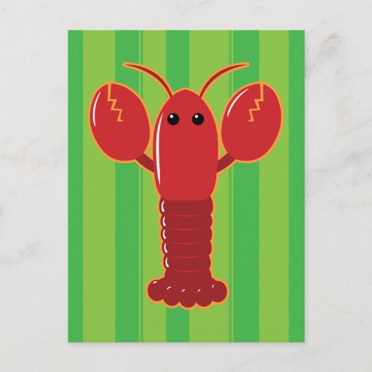 Carte Postale Homard mignon (Devant)