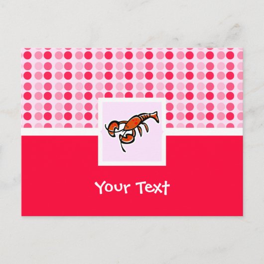 Carte Postale Homard mignon (Devant)