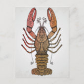 Carte Postale Homard style (Devant)