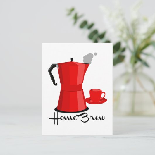 Carte Postale Home Brew (Debout devant)