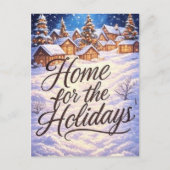 Carte Postale 'Home for the Holidays' Postcard (Devant)