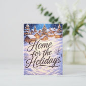 Carte Postale 'Home for the Holidays' Postcard (Debout devant)