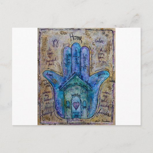Carte Postale Home Hamsa (Devant)