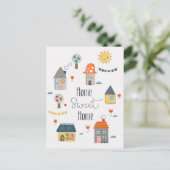 Carte Postale Home Sweet Home (Debout devant)