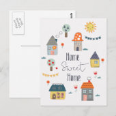 Carte Postale Home Sweet Home (Devant / Derrière)