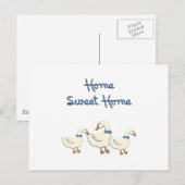 Carte Postale Home Sweet Home (Devant / Derrière)