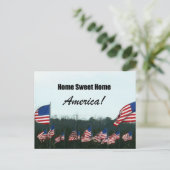 Carte Postale Home Sweet Home ; Amérique ! (Debout devant)