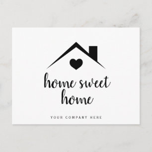 Carte Postale Home Sweet Home Immobilier Promotionnel