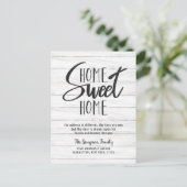 Carte Postale Home Sweet Home Moving Faire-part (Debout devant)