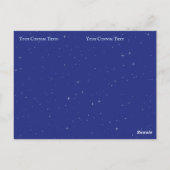 Carte Postale "Home Sweet Home Planet Earth" Whimsical Custom (Dos)