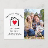 Carte Postale Home Sweet New Home Photo Moving Faire-part (Devant)