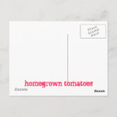 Carte Postale homegrotato (Dos)