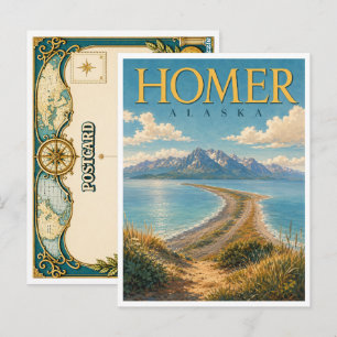 Carte Postale Homer Alaska Homer Spit GeoSaga