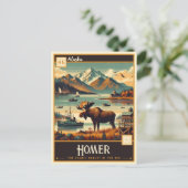 Carte Postale Homer, Alaska | Vintage (Debout devant)