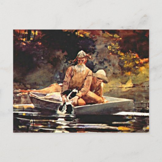 Carte Postale Homer - Après la chasse (Devant)