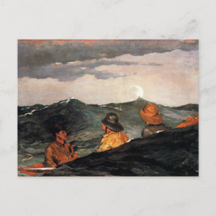 Carte Postale Homer - Baiser la Lune