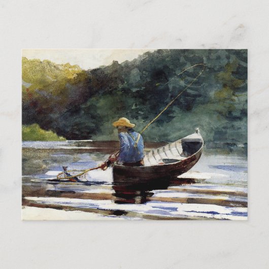 Carte Postale Homer - Boy Fishing (Devant)