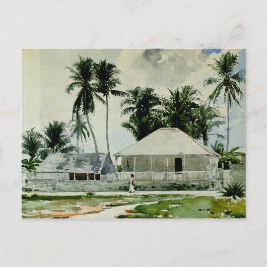 Carte Postale Homer - Cabine, Nassau (Devant)