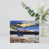 Carte Postale Homer - Coucher de soleil de Gloucester (Debout devant)