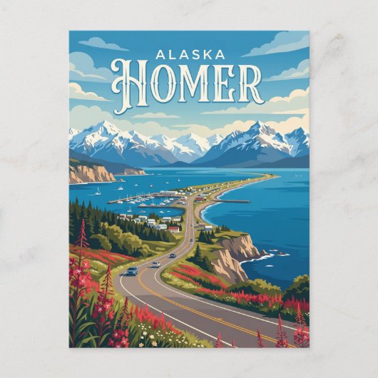 Carte Postale Homer États-Unis (Devant)