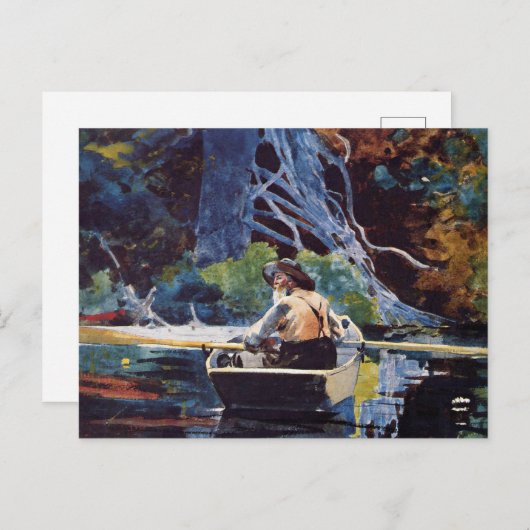 Carte Postale Homer - Guide Adirondack (Devant / Derrière)