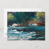 Carte Postale Homer - Les Rapids, Hudson River, Adirondacks (Devant / Derrière)