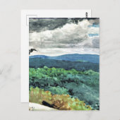 Carte Postale Homer - Paysage de Hilly, (Devant / Derrière)