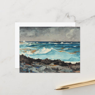 Carte Postale Homer - Rive et Surf, Nassau