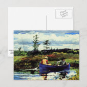 Carte Postale Homer - The Blue Boat-1892 (Devant / Derrière)