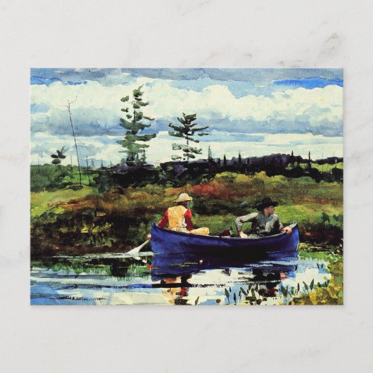 Carte Postale Homer - The Blue Boat-1892 (Devant)