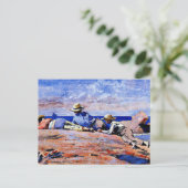 Carte Postale Homer - Trois Garçons sur le rivage (Debout devant)