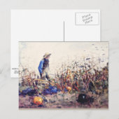 Carte Postale Homère - Parmi les légumes (Devant / Derrière)