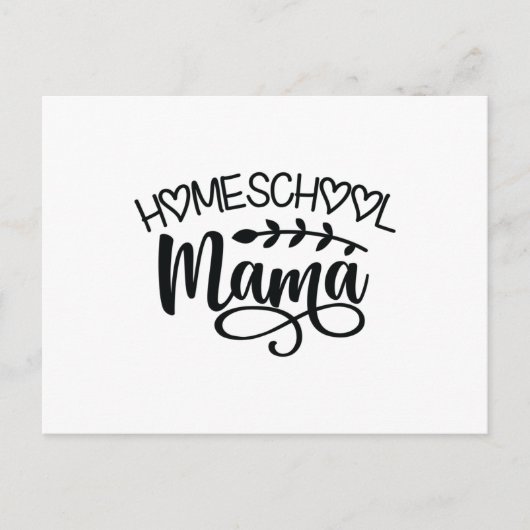 Carte Postale Homeschool Mama (Devant)