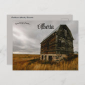 Carte Postale Homestead dans le sud de l'Alberta Canada (Devant / Derrière)