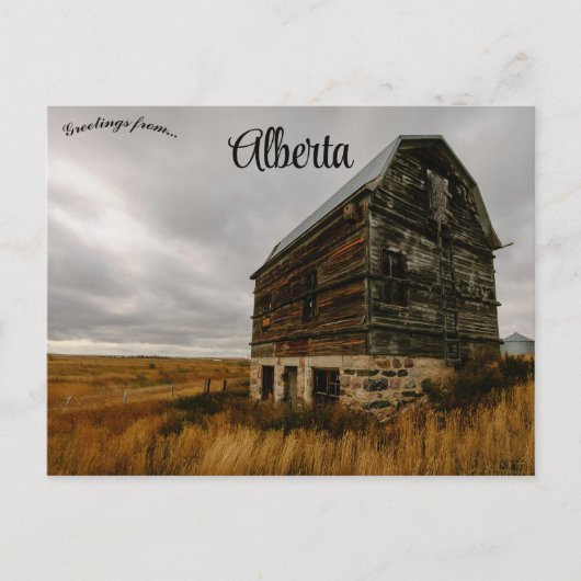 Carte Postale Homestead dans le sud de l'Alberta Canada (Devant)