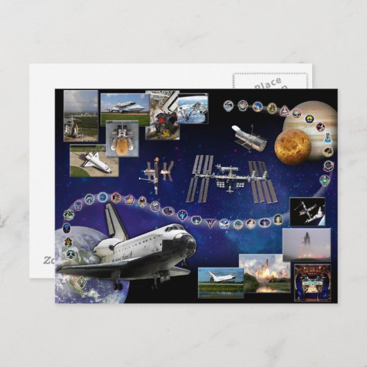 Carte Postale Hommage à Atlantis (Devant / Derrière)