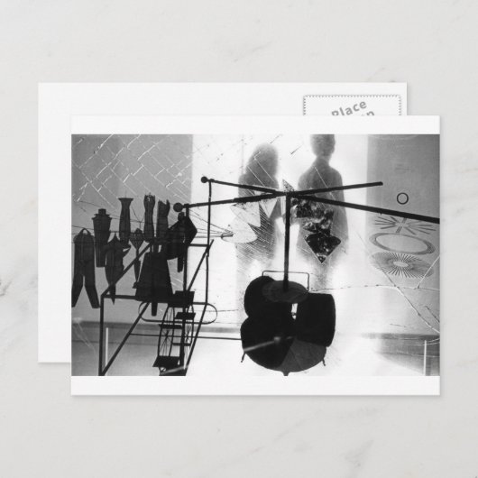 Carte Postale Hommage à Duchamp (Devant / Derrière)