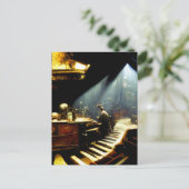 Carte Postale Hommage à Tom attend (Debout devant)