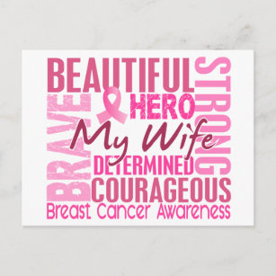 Carte Postale Hommage Carré Femme Cancer du sein