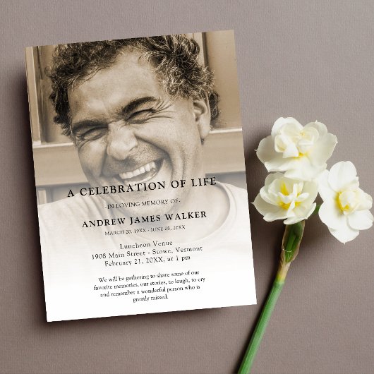 Carte Postale Hommage de photo de funérailles mémorial