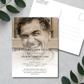 Carte Postale Hommage funéraire photo mémorielle